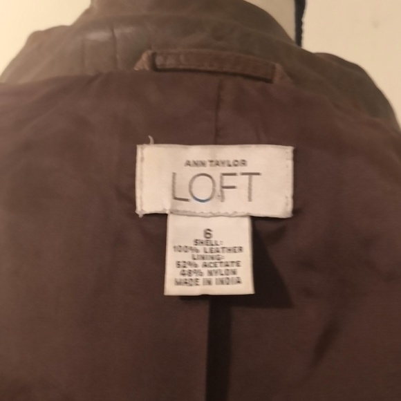 LOFT 100% Leather Jacket - Picture 7 of 7